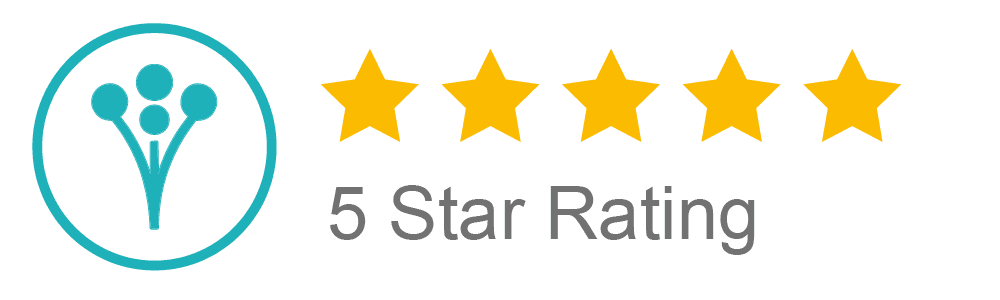 WeddingWire, rated 5 stars