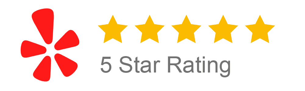 Yelp, rated 5 stars